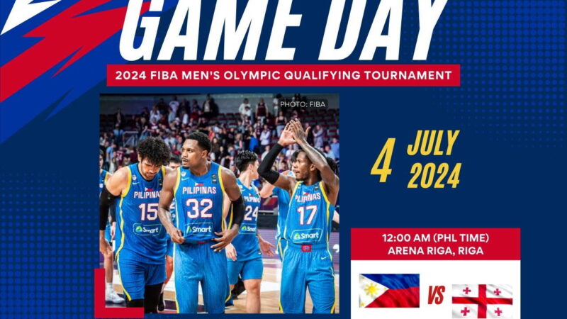 Gilas Pilipinas vs. Georgia (July 4) // 2024 FIBA Men’s Olympic Qualifying Tournament