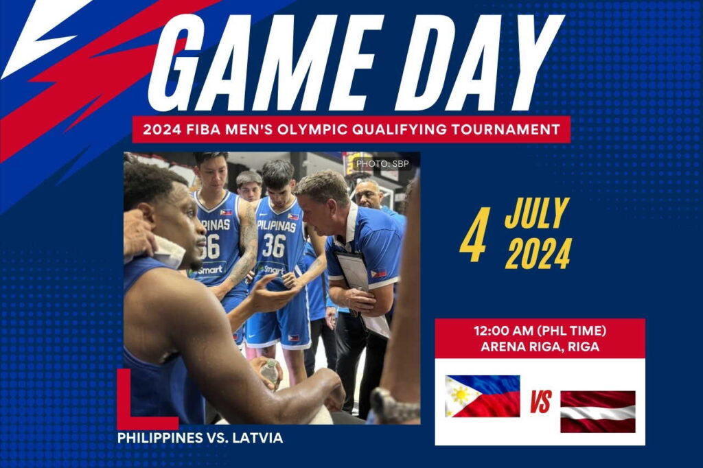 Gilas Pilipinas vs. Latvia (July 4) // 2024 FIBA Men's Olympic